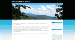 Desktop Screenshot of caldwellmentalhealth.com